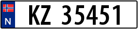 Truck License Plate